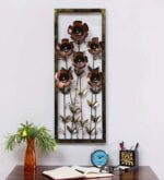 Tin Daisy Panel Home Decor, Copper