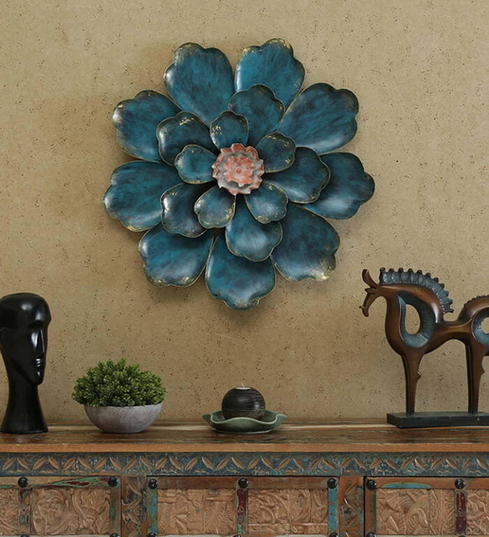 Shine Flower Home Decor, Blue