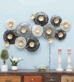 Metal Wall Art Pionee Zara Flower Home Decor, LED Inbuilt