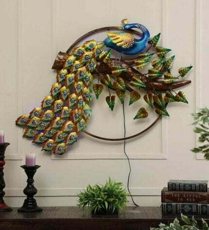 Wall Art Peacock in Ring