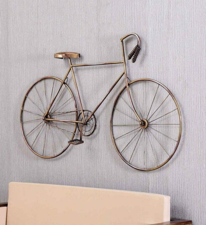 Racing Running Cycle Home Decor, Gold